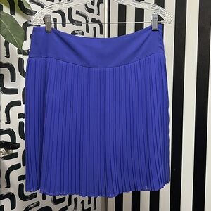 #304 and tell her loft purple pleated mini skirt